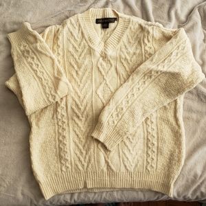 Irish Wool Sweater - Sz L/XL